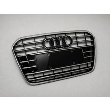 MAP Autoteile Audi A6 C7 4g 2012-2015 S-Line Tip Krom Siyah Ön Panjur