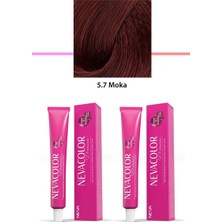 Sungur's Store 2 Li Set Premium 5.7 Moka - Kalıcı Krem Saç Boyası 2 x 50 G Tüp