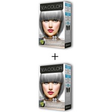 Sungur's Store 2x2 Tüp Krem Saç Boyası Seti Füme Gri No:0.01