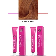 Sungur's Store 2 Li Set Premium 8.3 Altın Sarısı - Kalıcı Krem Saç Boyası 2 x 50 G Tüp