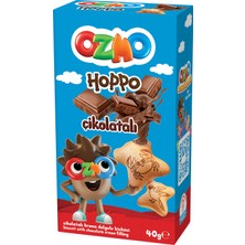 Zayka Ozmo Hoppo Çikolatalı Krema Dolgulu Bisküvi 40G