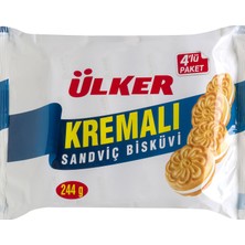 Zayka Ülker Kremalı Sandviç Bisküvi 4lü 244 G
