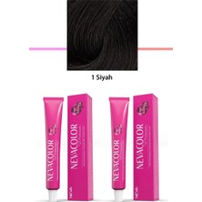 Sungur's Store 2 Li Set Premium 1 Siyah - Kalıcı Krem Saç Boyası 2 x 50 G Tüp