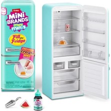 Toyfest Mini Brands Mini Buzdolabı Seti – Işıklı Mini Fridge + Mini Yiyecek Aksesuarları Oyuncak