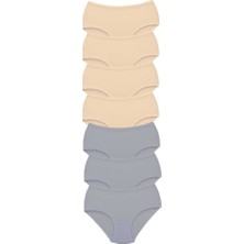 Sungur's Store 7 Adet Tutku Kadın Yüksek Bel Bato Kalın Lastik Külot S8