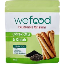 Zayka Wefood Glutensiz Grissini Çörek Otu & Chialı 40 G