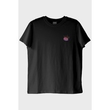 Lofux Mor Davul Alevli Müzik Siyah T-Shirt