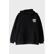 Lofux Feline Art History Siyah Hoodie