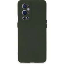 Sungur's Store One Plus 9 Pro Kılıf Nano Içi Kadife Silikon - Koyu Yeşil
