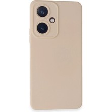 Sungur's Store Vivo Y27 Kılıf Nano Içi Kadife Silikon - Pudra