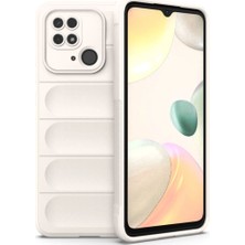 Sungur's Store Xiaomi Redmi 10C Kılıf Optimum Silikon - Krem
