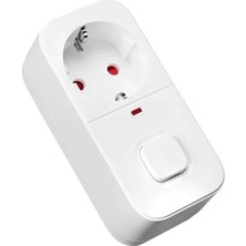 Sungur's Store Isıya Duyarlı Devre ve Akım Korumalı Duvar Tekli Anahtarlı Priz Fiş 16A/250V 750