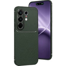Sungur's Store Tecno Camon 50 Pro 5g Auto Focus Karbon Kapak - Koyu Yeşil