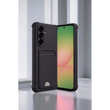Sungur's Store Samsung Galaxy A56 Kılıf Kelvin Kartvizitli Silikon - Lacivert