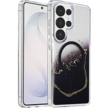 Evimdeyokyok Onegif Samsung Galaxy S26 Ultra Lotus Simli Magsafe Kapak - Siyah