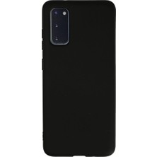 Sungur's Store Samsung Galaxy S20 Kılıf Nano Içi Kadife Silikon - Siyah