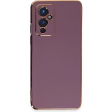 Sungur's Store One Plus 9 Kılıf Volet Silikon - Mor