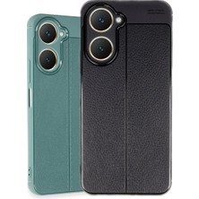 Sungur's Store Vivo Y18 Kılıf Auto Focus Kapak - Koyu Yeşil