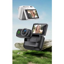 Sungur's Store 1080P Dijital Video Kamera (32GB) Kart Dijital Vlog Fotoğraf Makinesi  Türkçe  Turuncu