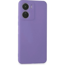 Sungur's Store Vivo Y16 Kılıf First Silikon - Lila