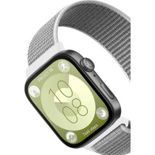 Sungur's Store Huawei Fit 4 Hasırlı Cırtcırtlı Kordon (Saat Değildir) - Beyaz