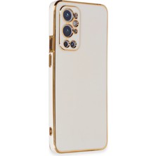Sungur's Store One Plus 9 Pro Kılıf Volet Silikon - Beyaz