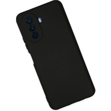 Sungur's Store Huawei Nova Y70 Kılıf Nano Içi Kadife Silikon - Siyah