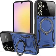 Evimdeyokyok Samsung Galaxy S23 Fe Kılıf Joy Lens Standlı Kapak - Lacivert