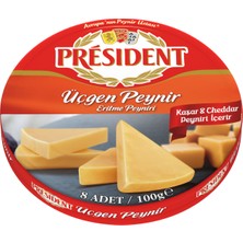 Zayka President Cheddarlı Üçgen Peynir 100 G