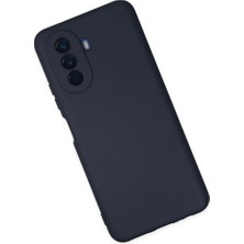 Sungur's Store Huawei Nova Y70 Kılıf Nano Içi Kadife Silikon - Lacivert