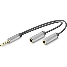 Evimdeyokyok 3.5 mm Kulaklık Mikrofon Ayırıcı Kablo 23 cm HDX1087