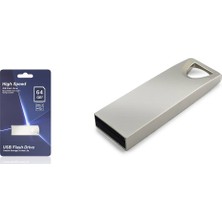 Evimdeyokyok 64M 64 GB USB 2.0 Metal Gövde Flash Bellek