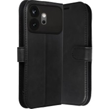 Evimdeyokyok Huawei Honor 600 Trend S Plus Kapaklı Kılıf - Siyah
