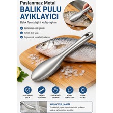 Yenilig Paslanmaz Çelik Balık Pulu Ayıklayıcı Tırtıklı Dişli Balık Temizleme Aparatı Metal Balık Pulu Kazıyıcı