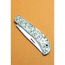 Depo Trend Depotrend Özel Işlemeli Metal Kabzeli 4034 Çelik Katlanabilir Çakı