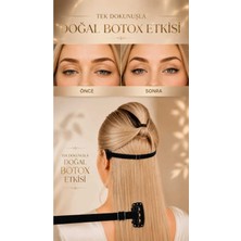 Invictus Design Kadın Siyah Kaş Göz ve Yüz Germe Lastikli Botoks Tokası Face Lift Band