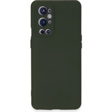 Sungur's Store One Plus 9 Pro Kılıf Nano Içi Kadife Silikon - Koyu Yeşil