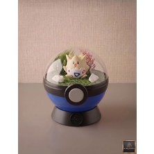 Burg Design Pokemon Poketop Hediyelik Küre Figür