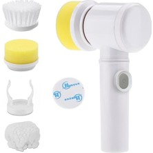 Sepetopia SN-20457 Çok Fonksiyonlu Banyo Mutfak Lavabo Şarjlı Temizlik Fırçası