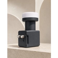 Twin Lnb Çift Çıkışlı Uydu Anten Lnb 4K Ultra Hd Ku Band 0.1 Db