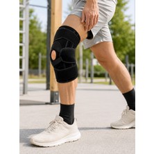 Ayarlanabilir Ligamentli Dizlik Patella Silikon Pedli Nefes Alabilir Diz Koruyucu