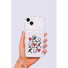 Nevamel® iPhone 13 Kartlıklı Xoxo Desenli Kılıf