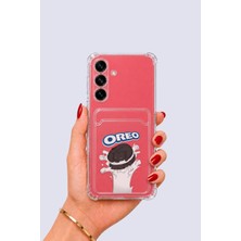 Nevamel® Samsung Galaxy S25 Kartlıklı Oreo Desenli Kılıf