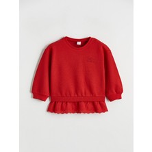 Lc Waikiki Yeni Sezon Fisto Detaylı Kız Çocuk Kalın Sweatshirt