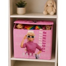 Toha Oyuncak Sepeti 30X30X30 cm – Model Bebek Baskılı Katlanabilir Oyuncak Saklama Kutusu
