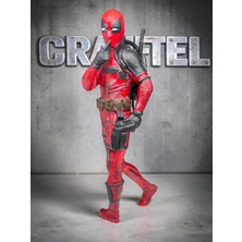 Craftel Marvel Deadpool Koleksiyonluk Hobi Figürü - Özel Tasarım Biblo 16 cm El Boyaması