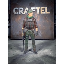 Craftel Call Of Duty Black Ops Frank Woods Figür Heykel Hobi Koleksiyonluk Özel Tasarım 15 cm