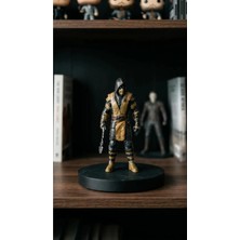 Craftel Mortal Kombat Koleksiyonluk Scorpion Figür Biblo Oyuncu Masası Aksesuarı Gaming Hediyelik 15CM
