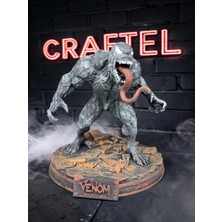 Craftel Marvel Venom Özel Kaideli Heykel Figür Oyuncak 10 cm - Koleksiyonluk Hobi Çizgi Roman Biblo Hediyelik
