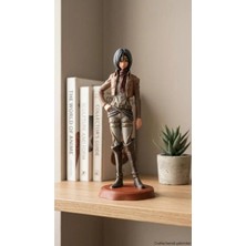 Craftel Mikasa Ackerman Koleksiyonluk El Boyaması Pla Anime Figür 18 cm